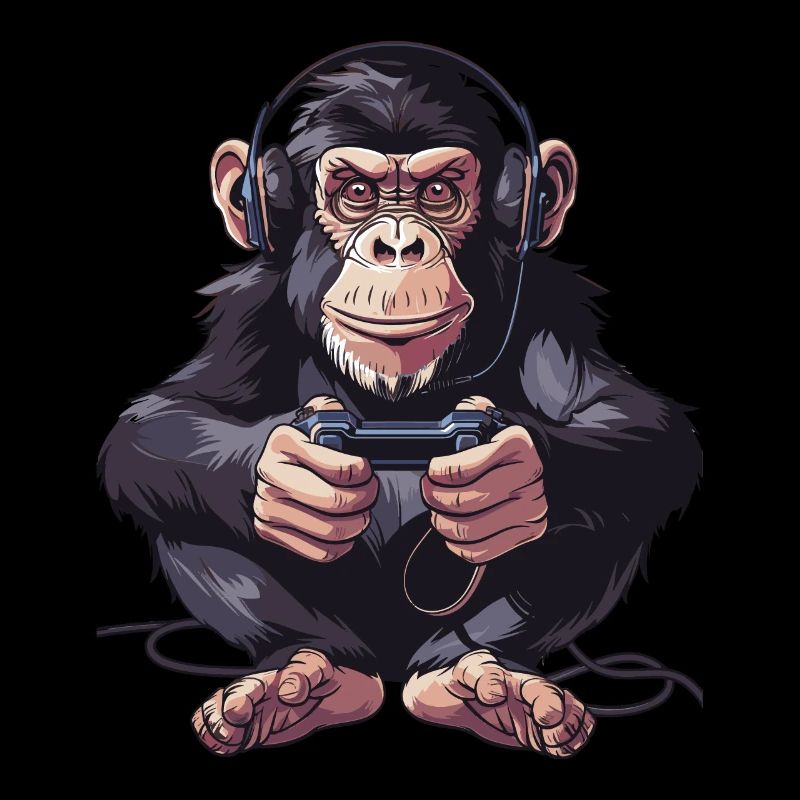 Chimpanzee Video Game