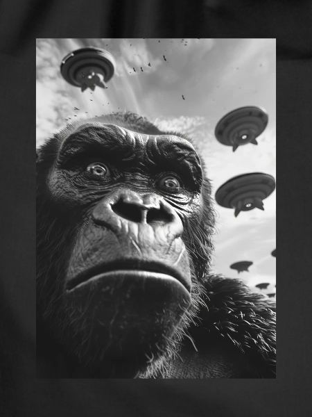 Ufo Selfie Gorilla