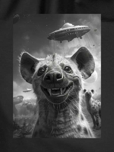 Ufo Selfie Hyena