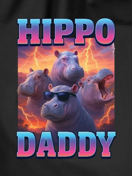Nilpferd-Papa