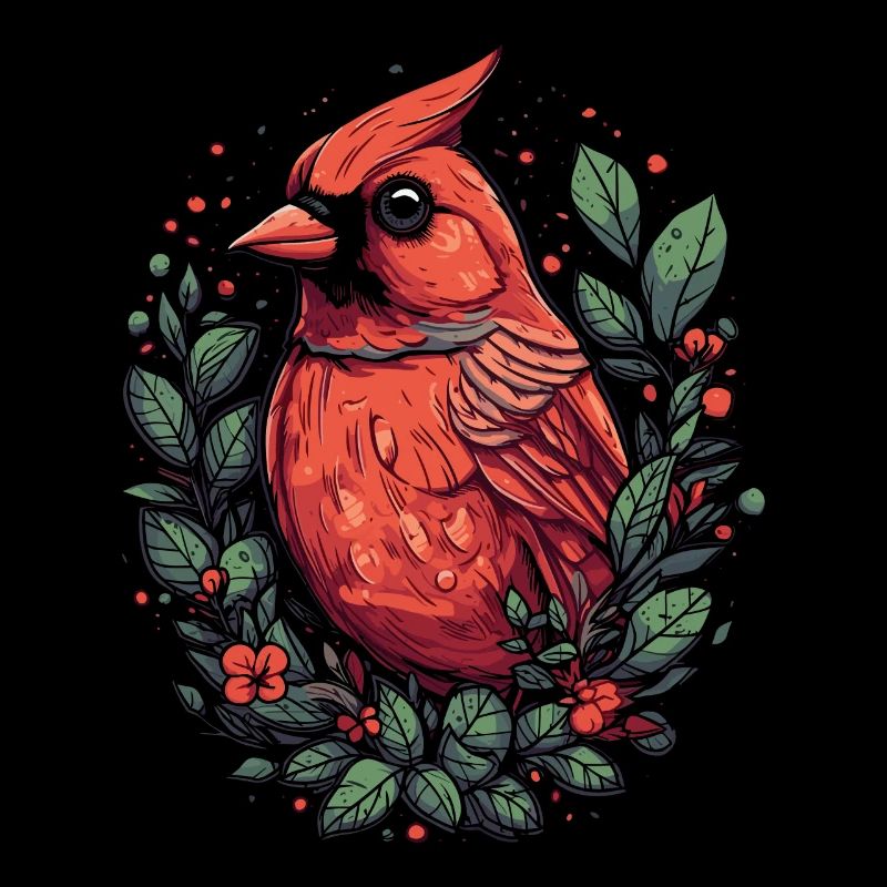 Red Cardinal Vogel