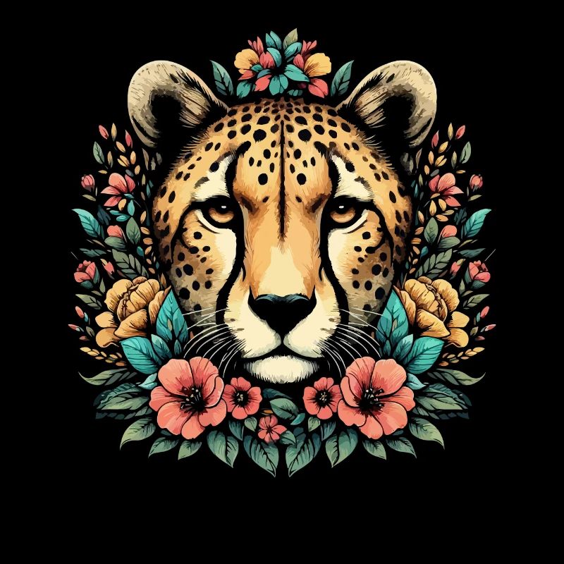 Guépard Fleurs de guépard