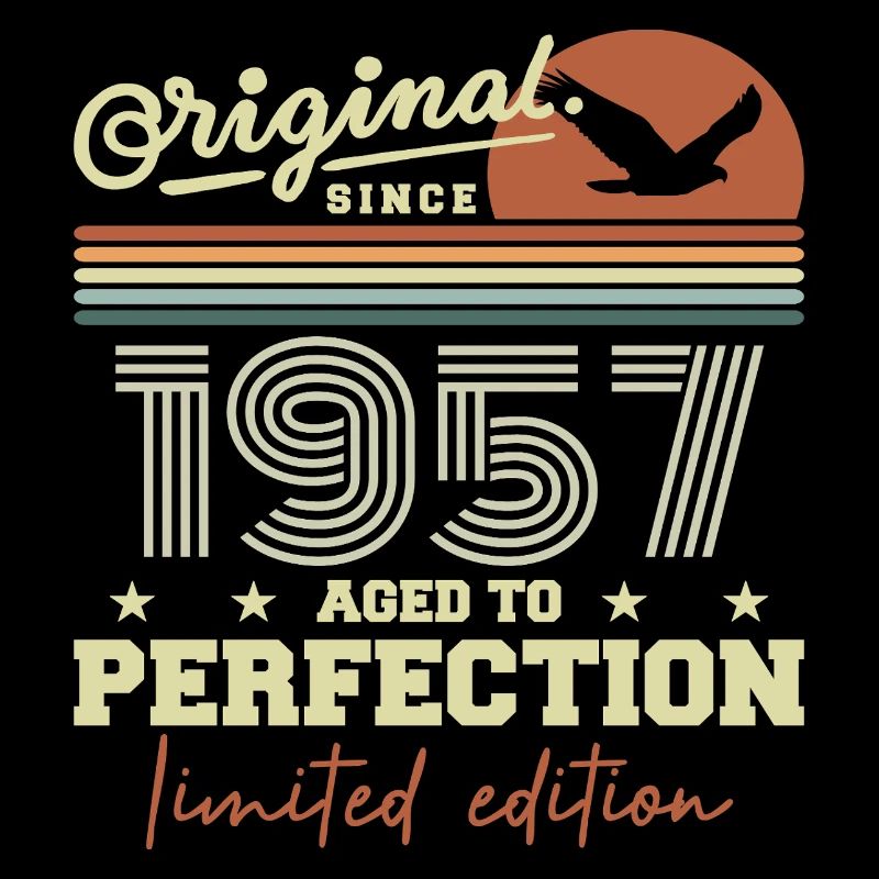 Original 1957 Geburtstagsgeschenk 1945 Retro 1957