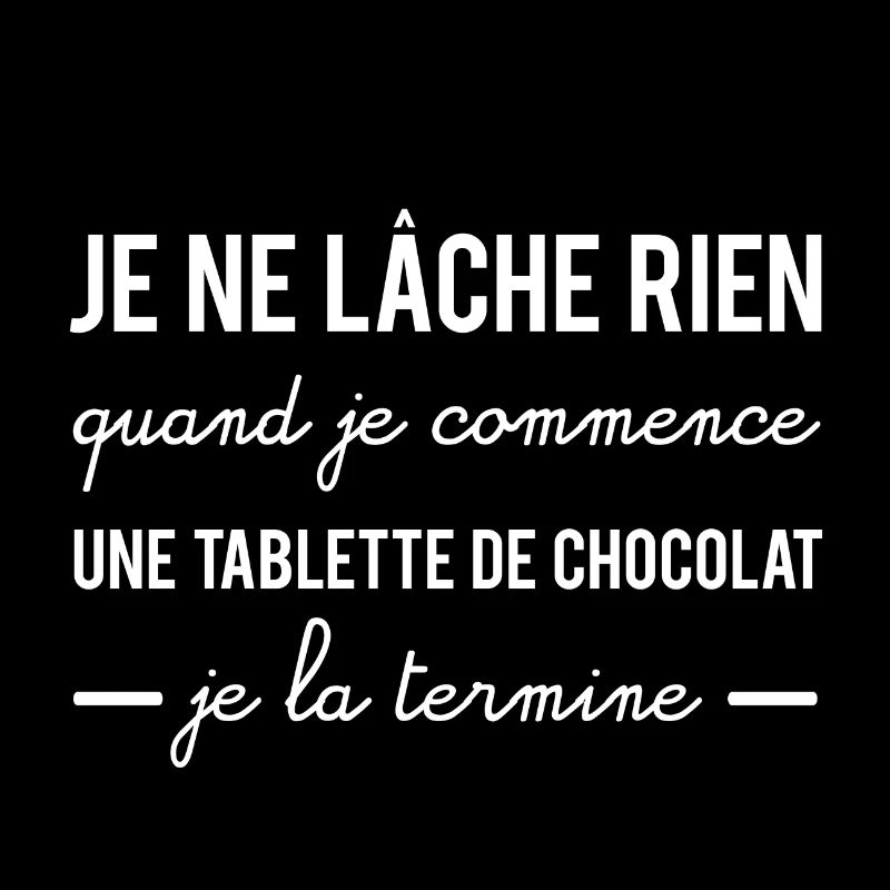 Manger une tablette de chocolat