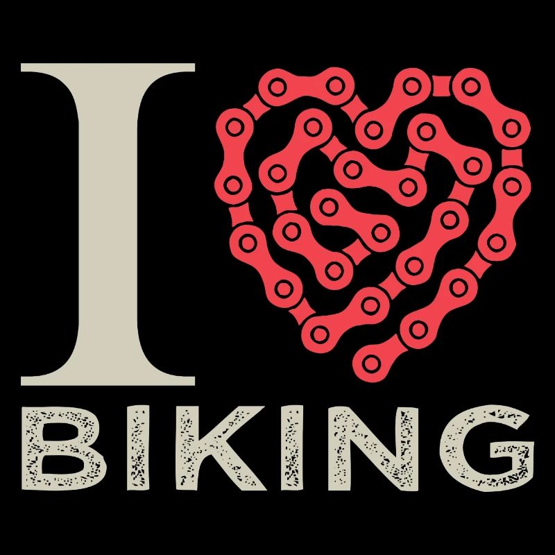 I love biking j aime le vélo