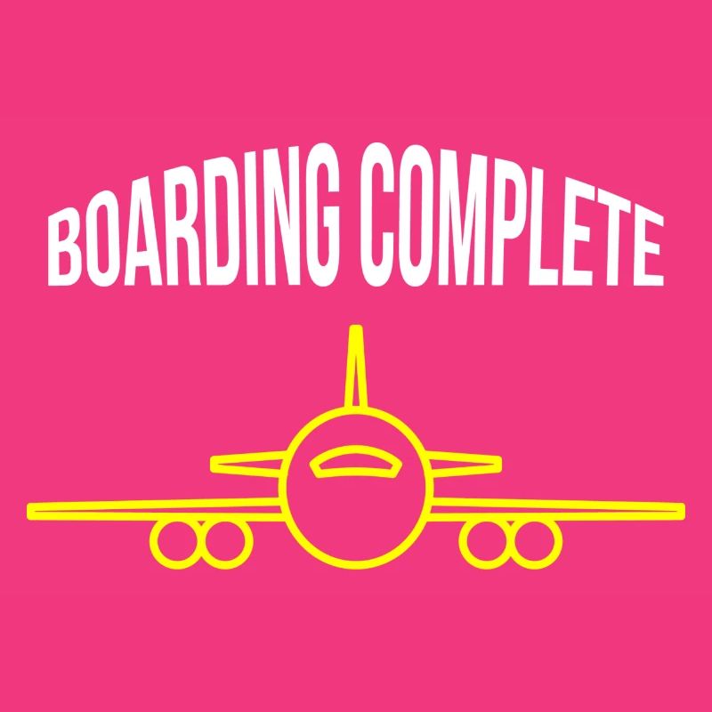 Flugzeug - boarding complete