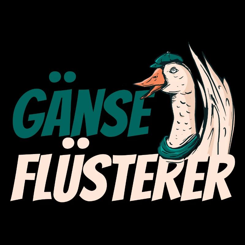 Gans Gänse Flüsterer Bauernhof Geschenk