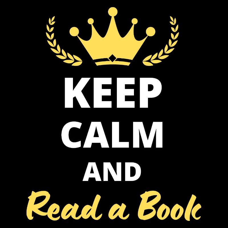 Keep Calm and Read a Book - Book Lover Design