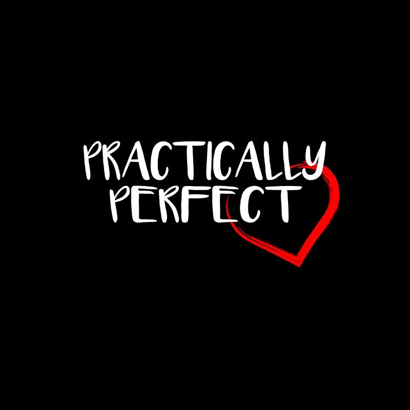 practically perfect heart valentines day gift