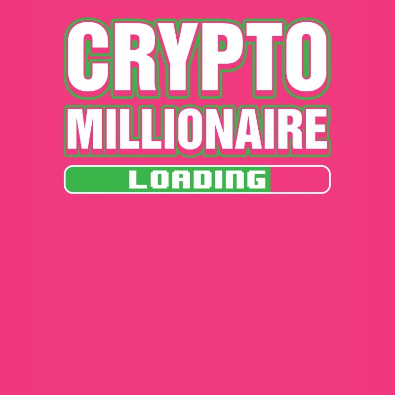 Crypto Millionaire Loading Digital Blockchain HODL