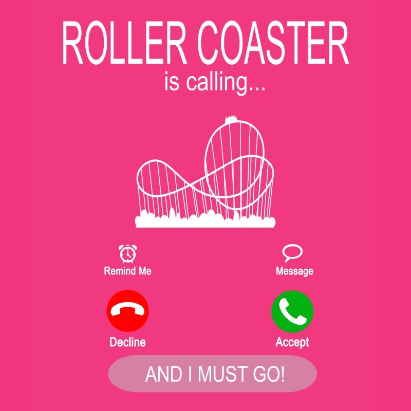 Roller coaster is calling Achterbahn wartet Kirmes