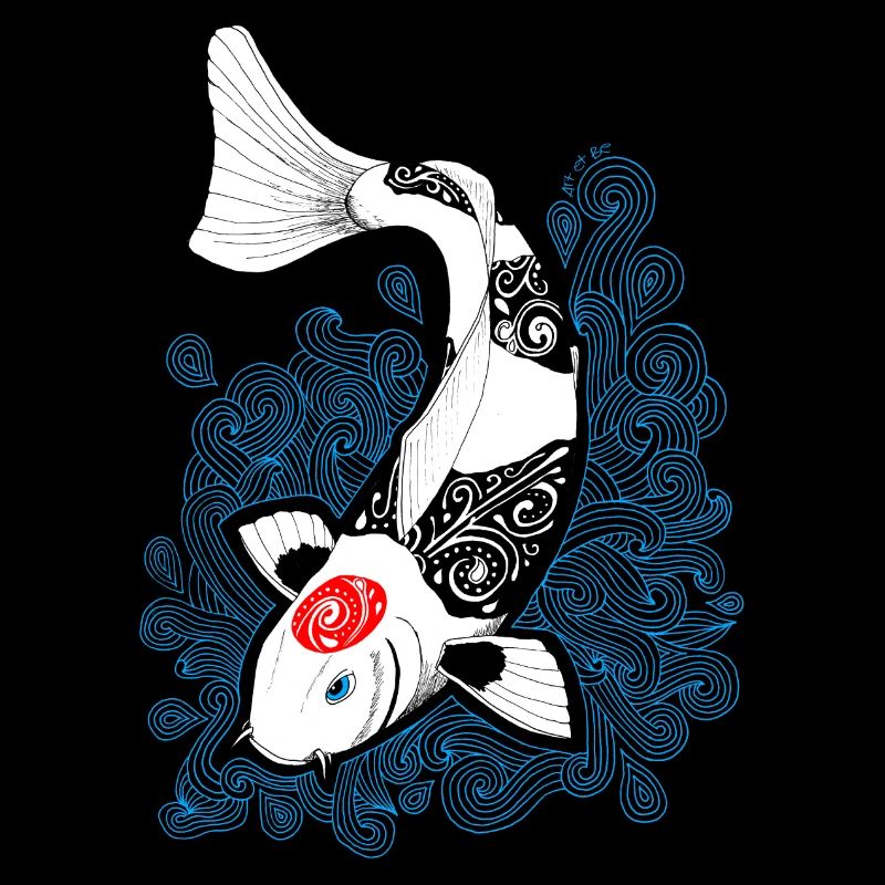 Koi Karpfen Design