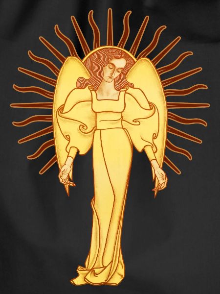 Dein Schutzengel, ein Jugendstil-Engel