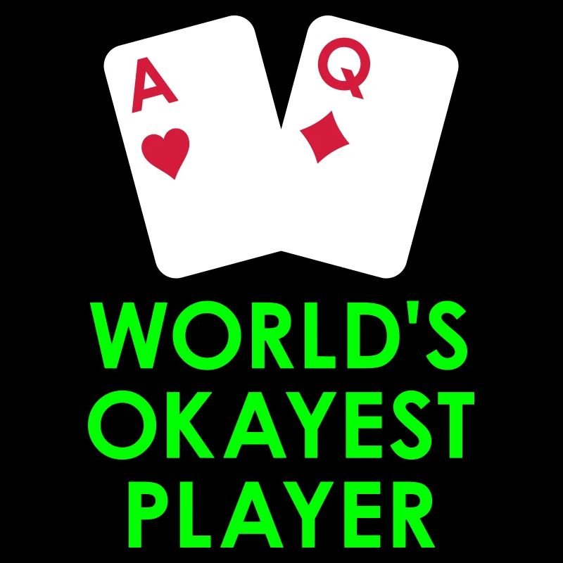 World's okayest player (two playing cards)
