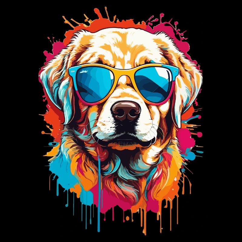 Labrador en lunettes de soleil : cool et mignon