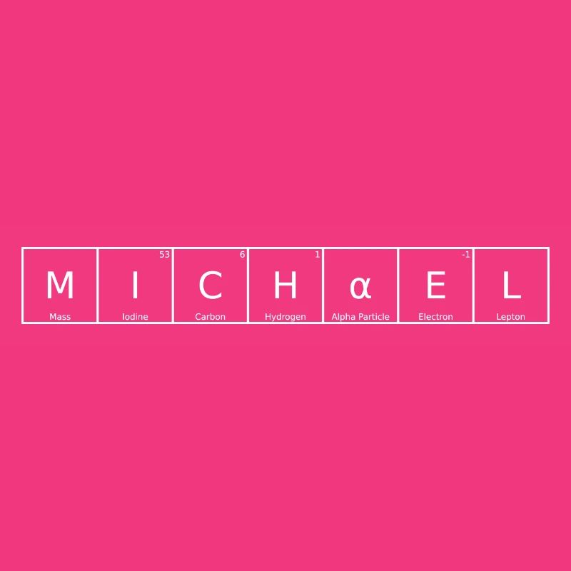 Michael Name First Name Chemistry Periodic Table Element