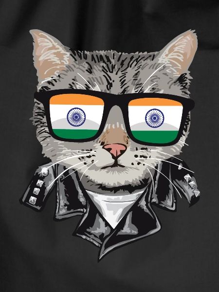 Cat India Flag Sunglasses