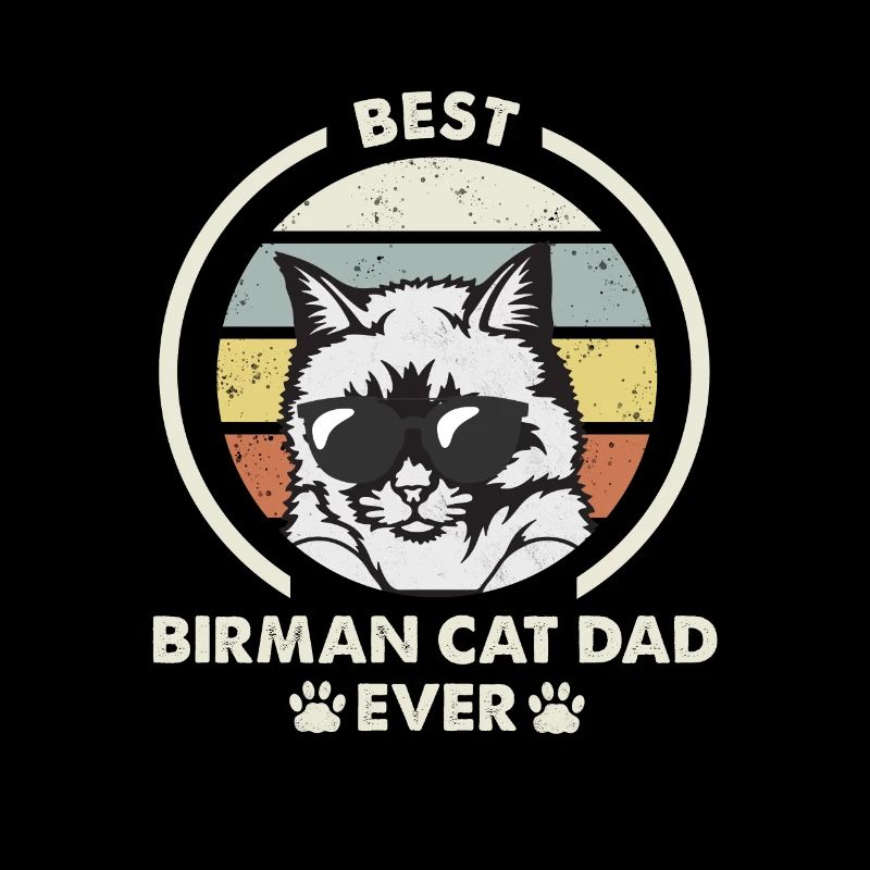 Cat Dad - Birman Katze