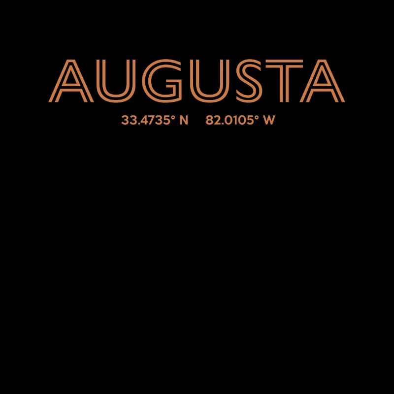 USA City Coordinates - Augusta