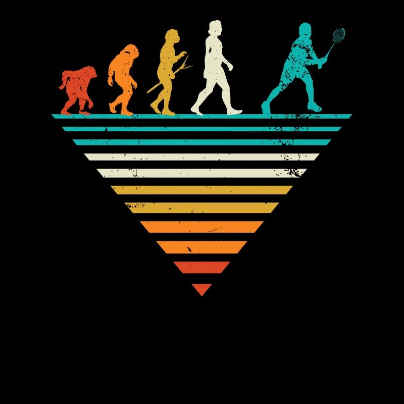 Menschliche Evolution - Vintage Badminton