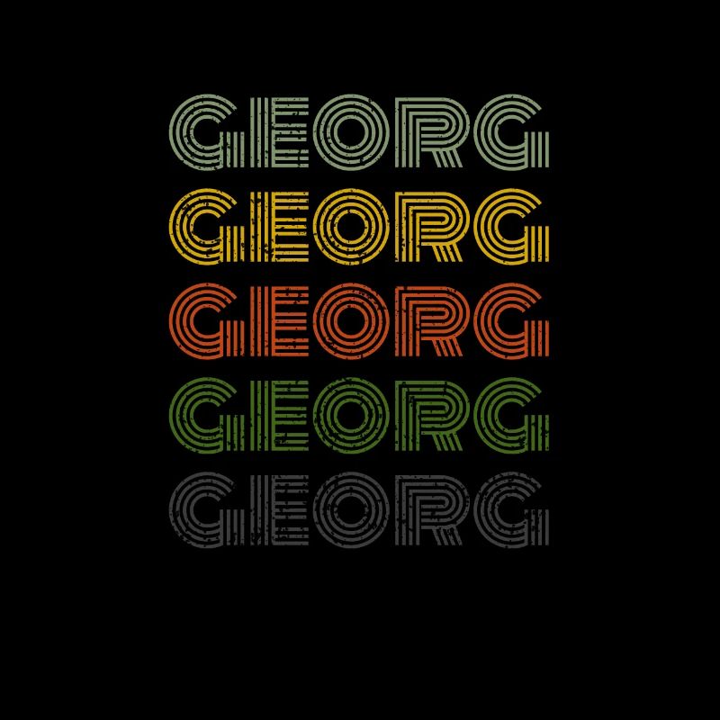 70s Retro Name Vintage Personalized George