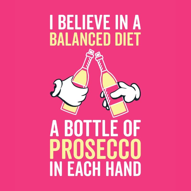Bouteille de régime équilibré Prosecco Lover