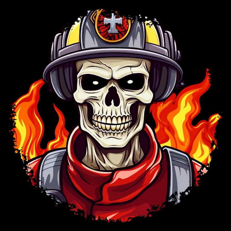 Squelette de pompier