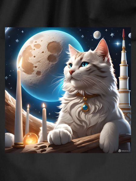 Cat in the moonlight