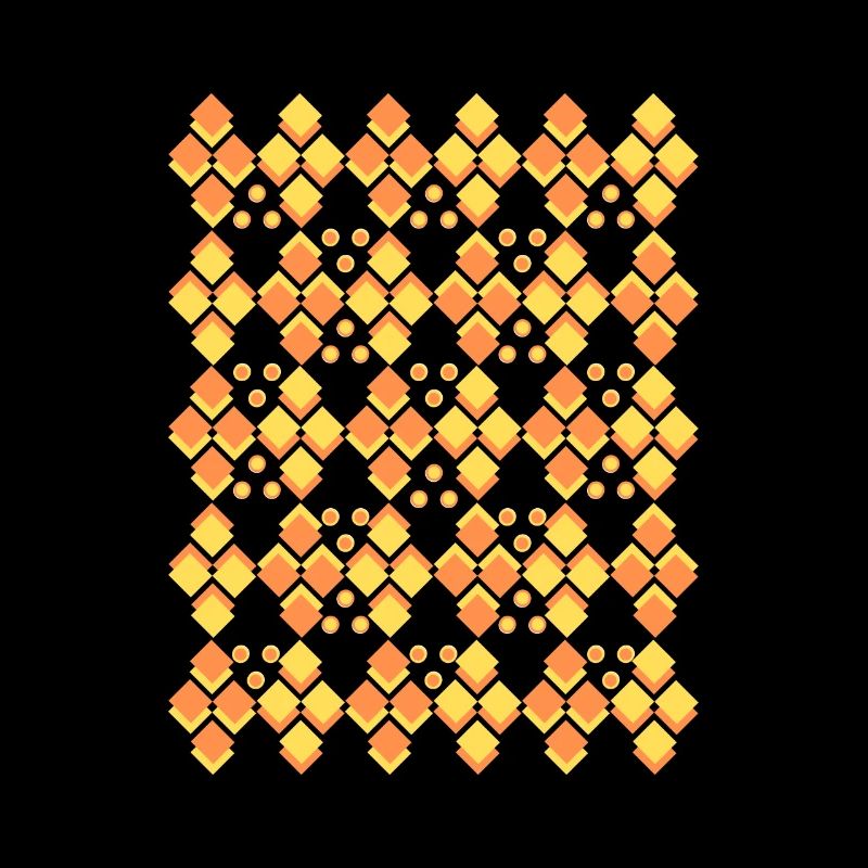 Abstract art geometric square geometric colored