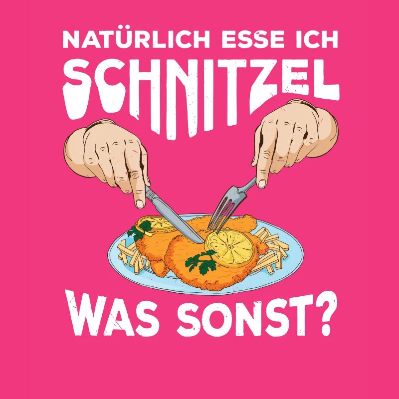 Natürlich esse ich Schnitzel