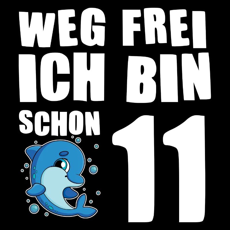 11. Geburtstag Delfin 11 Jahr alt Geschenk