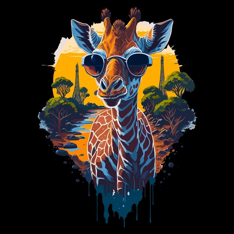 Cool giraffe