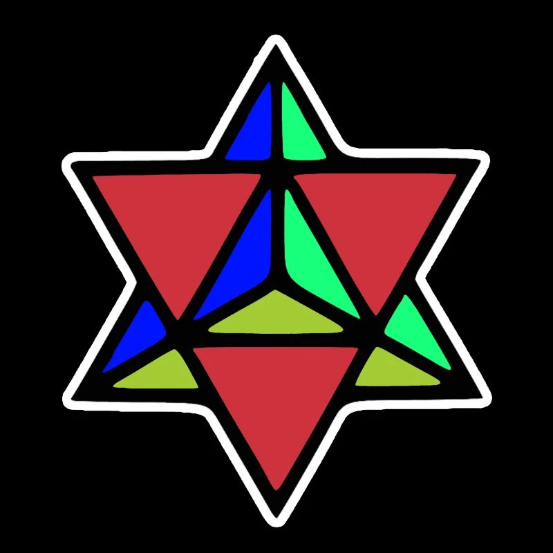 Merkaba - Heilige Geometrie - Stern - Geschenk