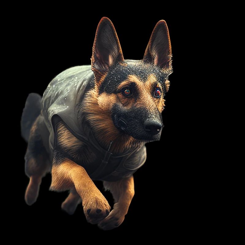 Chien avec sweat à capuche