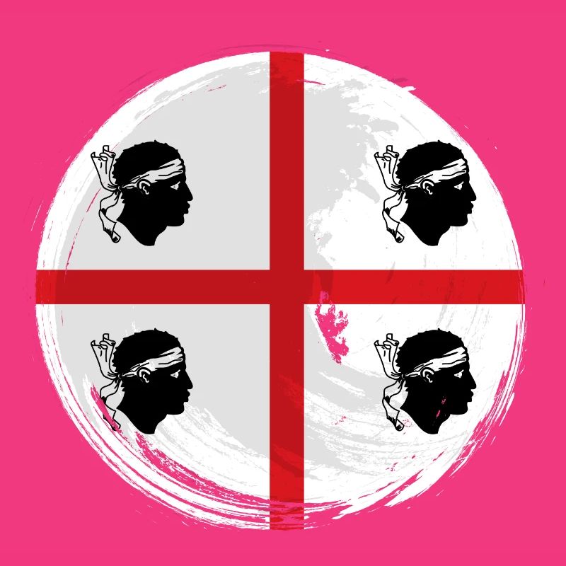 Drapeau de la Sardaigne Drapeau sarde Drapeau de la Sardaigne