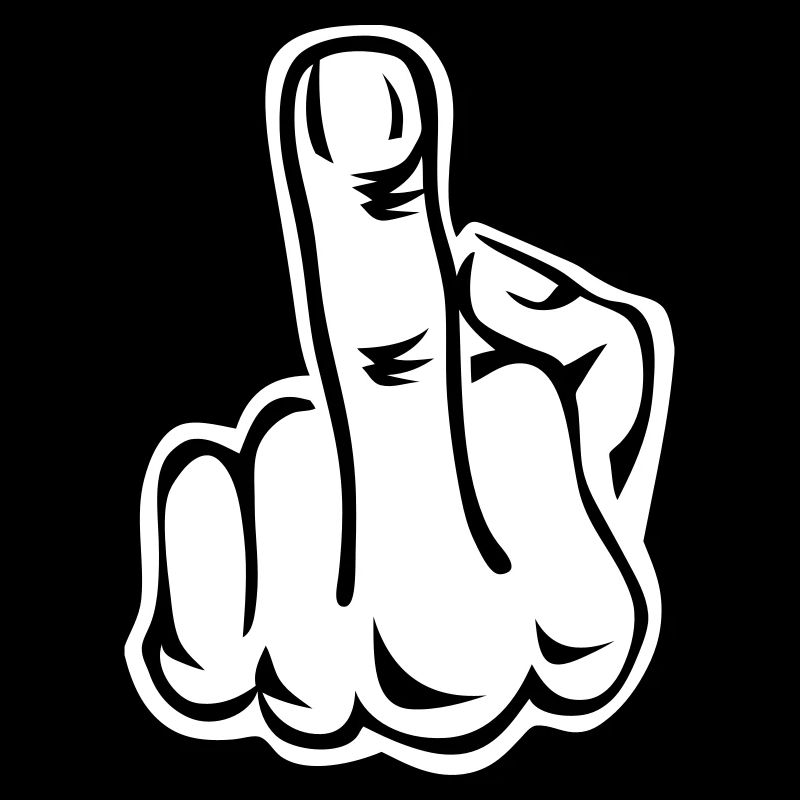 Stinkefinger Middle Finger 2c