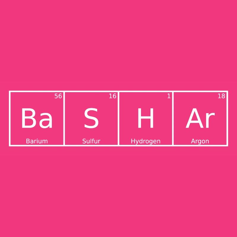 Bashar Nom Prénom Chimie Éléments du tableau périodique