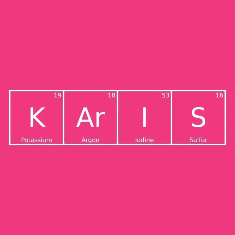 Kari's Surname First Name Chemistry Periodic Table Elements