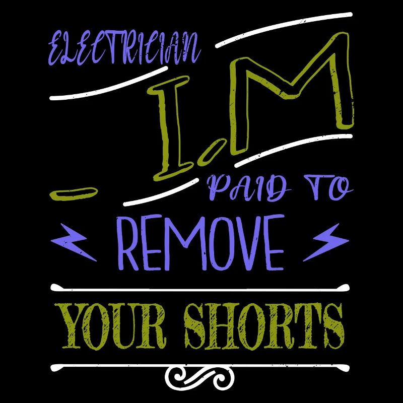 electrician gift caution electrical engineering