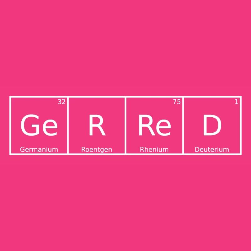 Gerred Surname First name Chemistry Periodic Table Elements