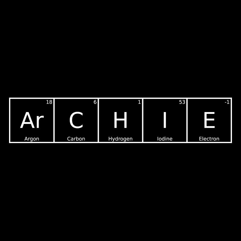 Archie Name First Name Chemistry Periodic Table Elements