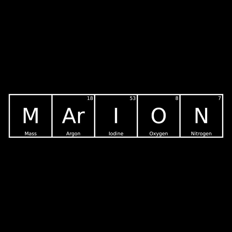 Marion Nom Prénom Chimie Tableau périodique Éléments