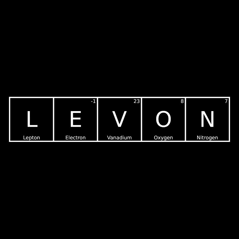 Levon Nom Prénom Chimie Tableau périodique Éléments
