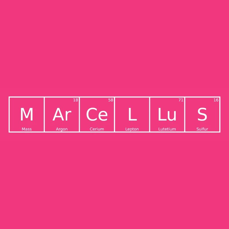 Marcellus Name First Name Chemistry Periodic Table
