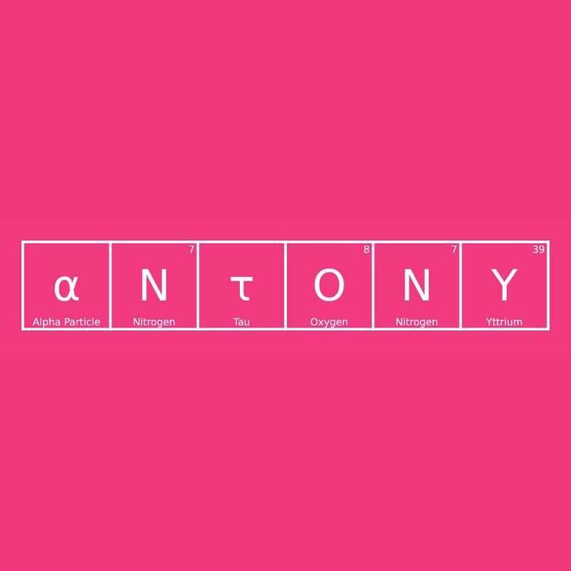 Antony Name First Name Chemistry Periodic Table Elements
