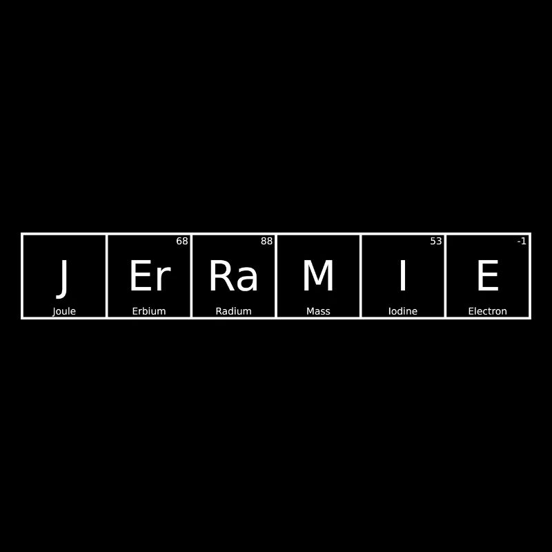 Jerramie Name First Name Chemistry Periodic Table