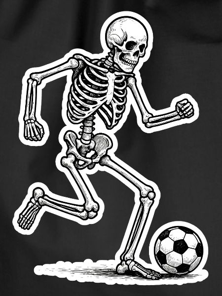 Skeleton Soccer Player