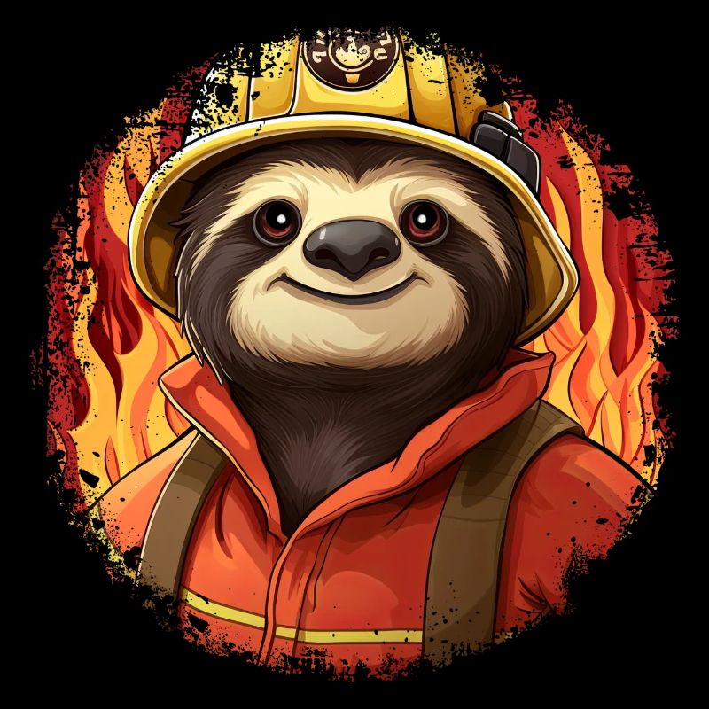 Firefighter Sloth