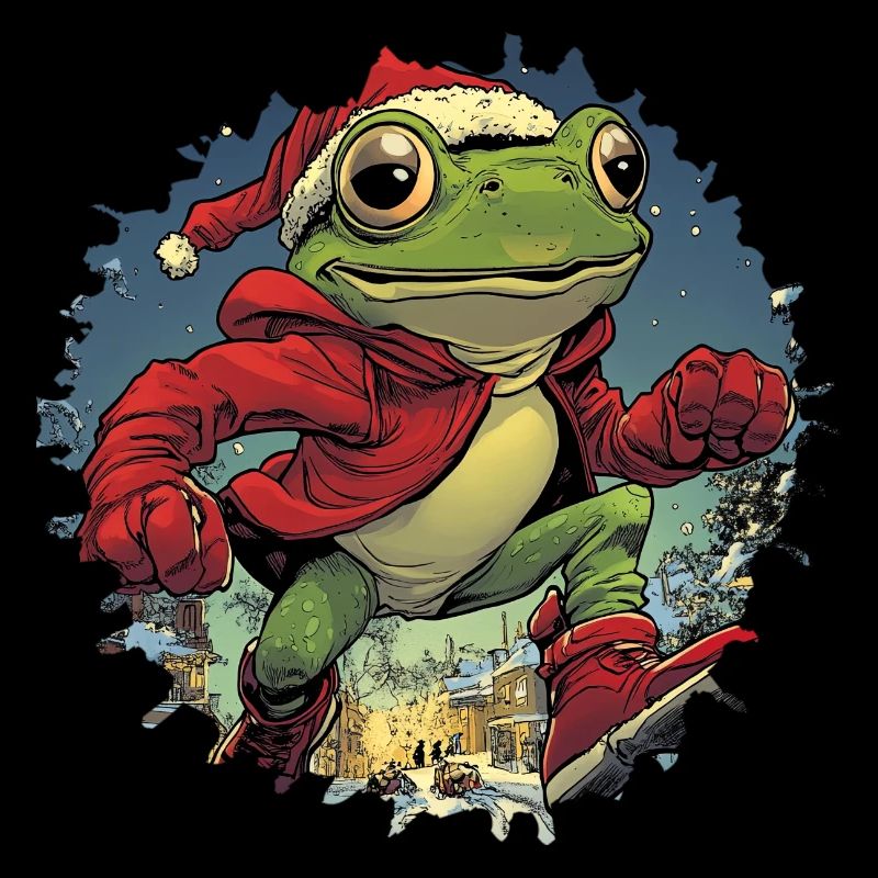 Frogs Christmas