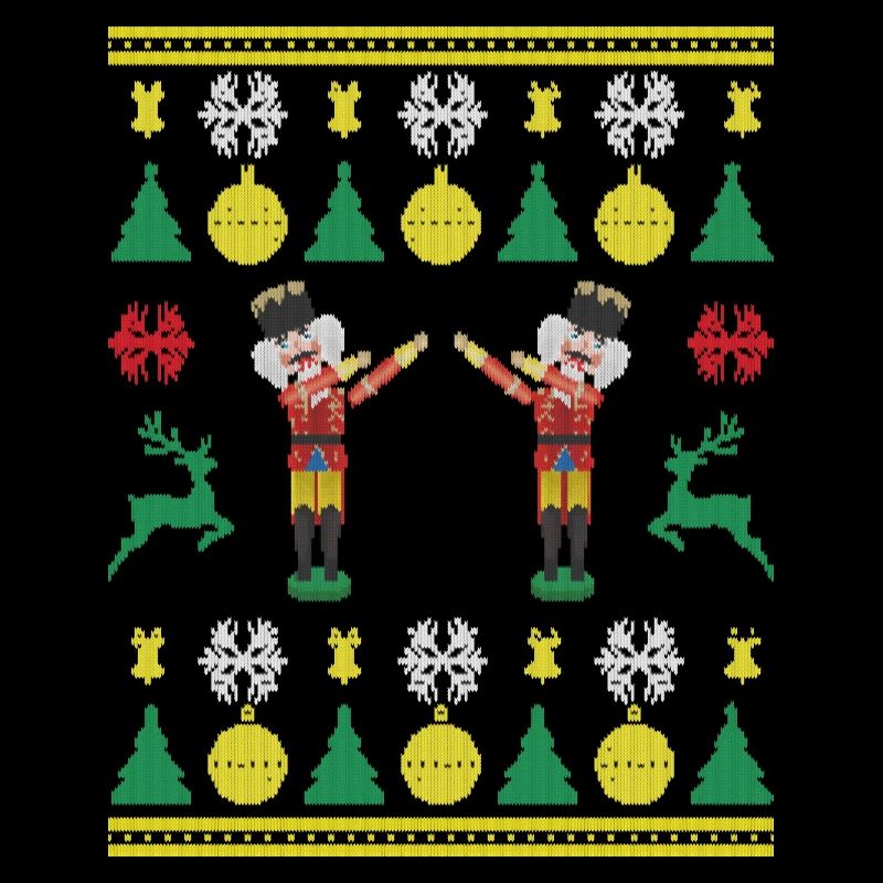 Tanzender Nussknacker Dabbing Nutcracker Knittered